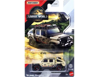 Mattel Matchbox Jurský svet dopravný prostriedok 19 Jeep Gladiator
