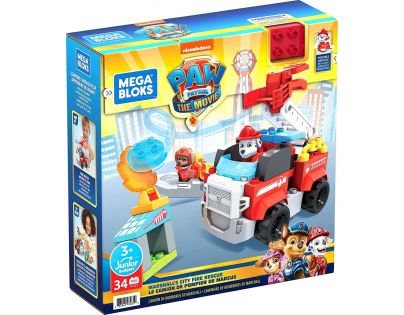 Mattel Mega Bloks Tlapková Patrola Marshallov hasičský voz - Poškodený obal