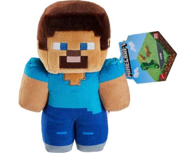 Mattel Minecraft 20 cm plyšák Steve stojící