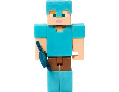 Mattel Minecraft 8 cm figúrka Alex Diamond Armor s mečem