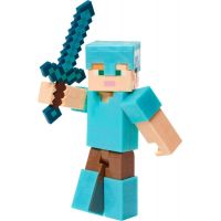 Mattel Minecraft 8 cm figúrka Alex Diamond Armor s mečem