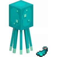 Mattel Minecraft 8 cm figurka Build a Portal Glow Squid