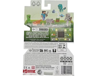 Mattel Minecraft 8 cm figúrka Build a Portal Magic Mobs
