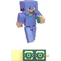 Mattel Minecraft 8 cm figurka Build a Portal Stronghold Steve 2