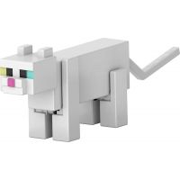 Mattel Minecraft 8 cm figurka Build a Portal Bílá kočka 2