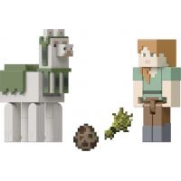 Mattel Minecraft 8 cm figurka dvojbalení Alex and Llama 2