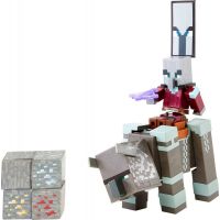 Mattel Minecraft 8 cm figurka dvojbalení Dungeons Ravager a Raid Captain 3