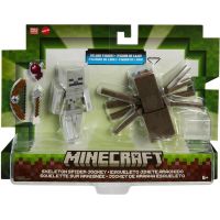 Mattel Minecraft 8 cm figurka dvojbalení Skeleton and Spider Jockey - Poškodený obal 5