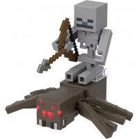 Mattel Minecraft 8 cm figurka dvojbalení Skeleton and Spider Jockey 2