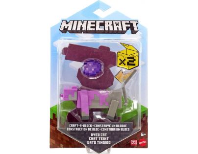 Mattel Minecraft 8 cm figurka Dyed Cat