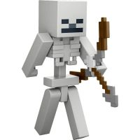 Mattel Minecraft 8 cm figúrka Skeleton Flames and bow and arrow
