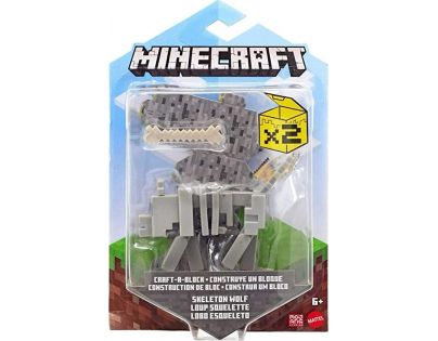 Mattel Minecraft 8 cm figurka Skeleton Wolf