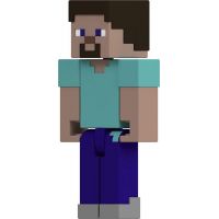 Mattel Minecraft 8 cm figúrka Steve so zbraňami 3