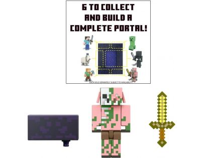 Mattel Minecraft 8 cm figurka Zombified Piglin