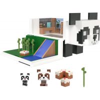 Mattel Minecraft mini Mob head Panda herný dom 5