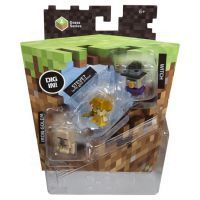 Mattel Minecraft minifigurka 3ks - Witch, Steve a Iron Golem 3