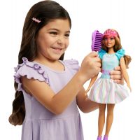 Mattel Moja prvá Barbie bábika brunetka so zajačikom 34 cm 6