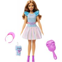 Mattel Moja prvá Barbie bábika brunetka so zajačikom 34 cm 2