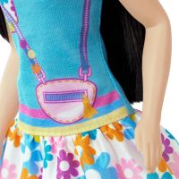 Mattel Moja prvá Barbie bábika Čiernovláska s líškou 34 cm 5