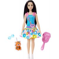 Mattel Moja prvá Barbie bábika Čiernovláska s líškou 34 cm 2