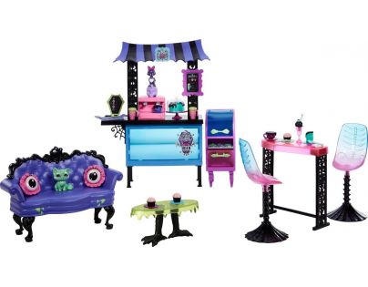 Mattel Monster High kaviareň pri náhrobku - Poškodený obal
