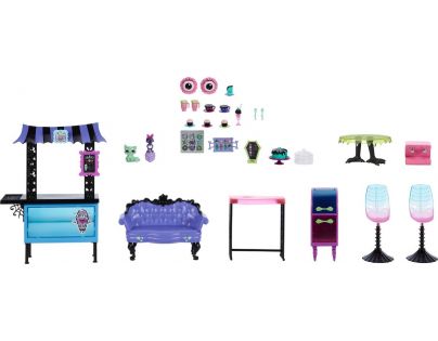 Mattel Monster High kaviareň pri náhrobku - Poškodený obal