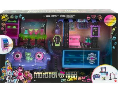 Mattel Monster High kaviareň pri náhrobku - Poškodený obal