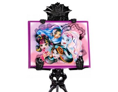 Monster High BDD81 Školní set - Ateliér hodiny umění