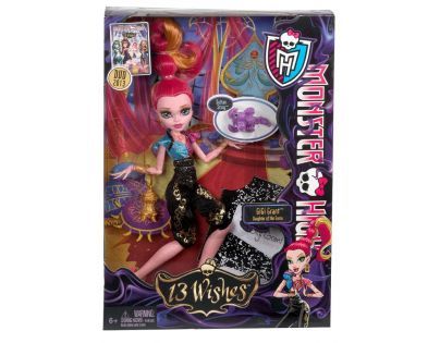 Monster High BBK06 Příšerka 13 přání - GiGi Grant