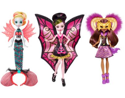 Mattel Monster High príšerka fanstraštická premena Draculaura