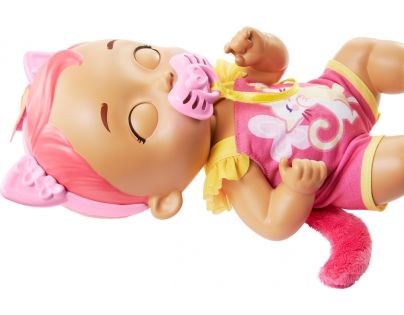 Mattel My Garden Baby mačiatko so zvukmi ružové 30 cm