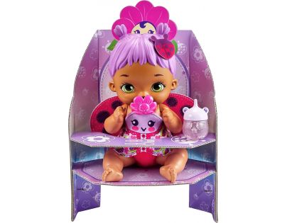 Mattel My Garden Baby bábätko fialová lienka 30 cm