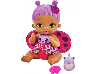 Mattel My Garden Baby bábätko fialová lienka 30 cm