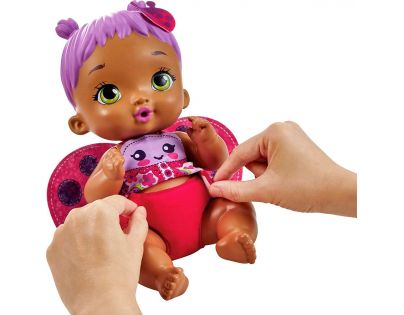 Mattel My Garden Baby bábätko fialová lienka 30 cm