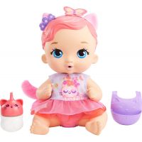 Mattel My Garden Baby bábätko ružovofialové mačiatko 30 cm