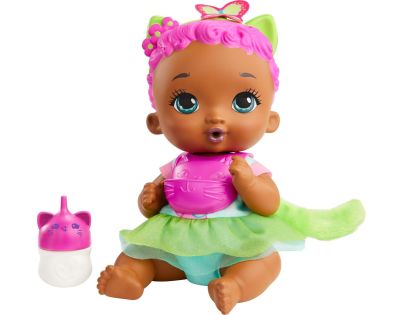 Mattel My Garden Baby Bábika ružovozelené mačiatko 30 cm - Poškodený obal