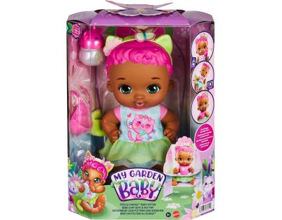 Mattel My Garden Baby Bábika ružovozelené mačiatko 30 cm - Poškodený obal