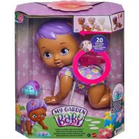 Mattel My Garden Baby™ lezúci motýlik so zvukmi fialový 30 cm 2