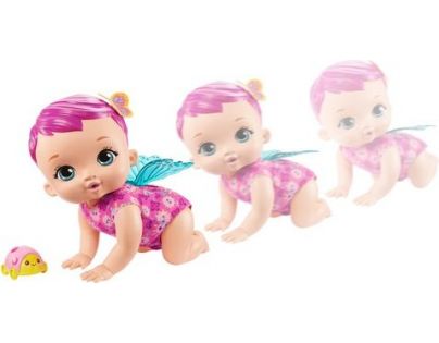 Mattel My Garden Baby™ lezúci motýlik so zvukmi ružový 30 cm