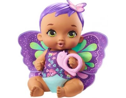 Mattel My Garden Baby™ bábätko fialový motýlik 30 cm
