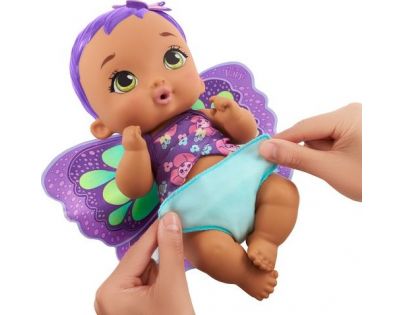 Mattel My Garden Baby™ bábätko fialový motýlik 30 cm