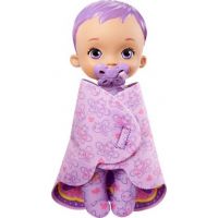 Mattel My Garden Baby™ moje prvé bábätko fialový motýlik 23 cm 3