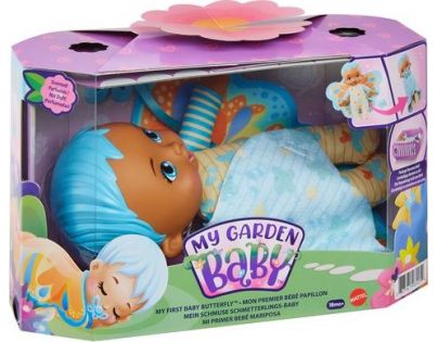Mattel My Garden Baby™ moje prvé bábätko modrý motýlik 23 cm