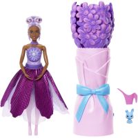 Mattel Panenka Barbie Petal Pop Květinové překvapení - fialová kopretina