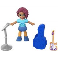 Mattel Polly Pocket panenka do kapsy oranžová hvězda FRY32 3