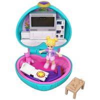 Mattel Polly Pocket panenka do kapsy zelené srdce GCN07 2
