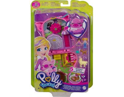 Mattel Polly Pocket pidi svet do vrecka Farma s prasiatkami