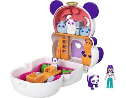 Mattel Polly Pocket pudrenka s prekvapením Panda