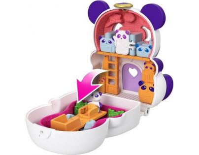 Mattel Polly Pocket pudrenka s prekvapením Panda