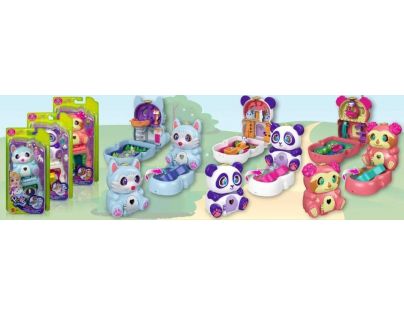 Mattel Polly Pocket pudrenka s prekvapením Panda